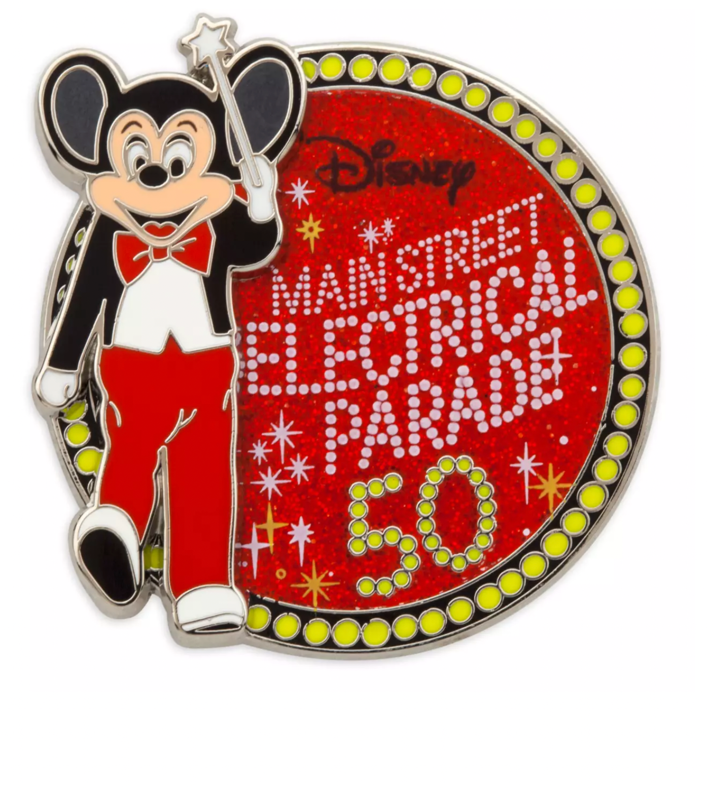 Disney Parks 50th The Main Street Electrical Mickey Pin Limited New with Card