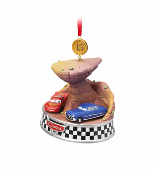 Disney Sketchbook 15th Cars Legacy Limited Christmas Ornament New
