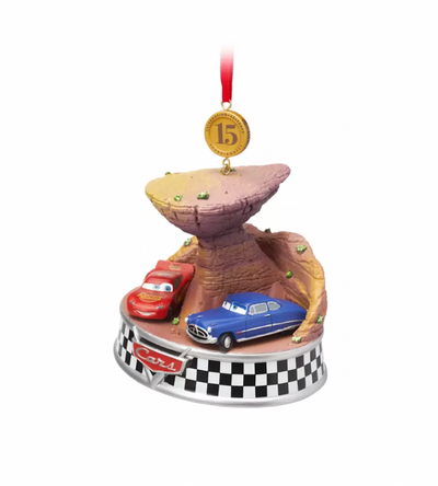 Disney Sketchbook 15th Cars Legacy Limited Christmas Ornament New