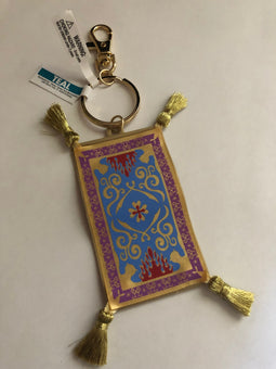 Disney Parks Aladdin Magical Carpet Keychain New with Tags