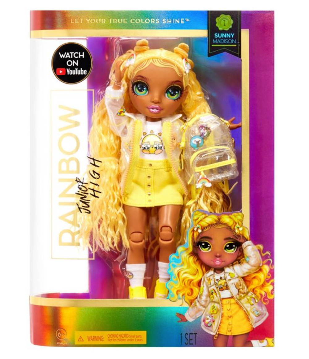 Rainbow Junior High Sunny Madison Fashion Doll Toy New With Box