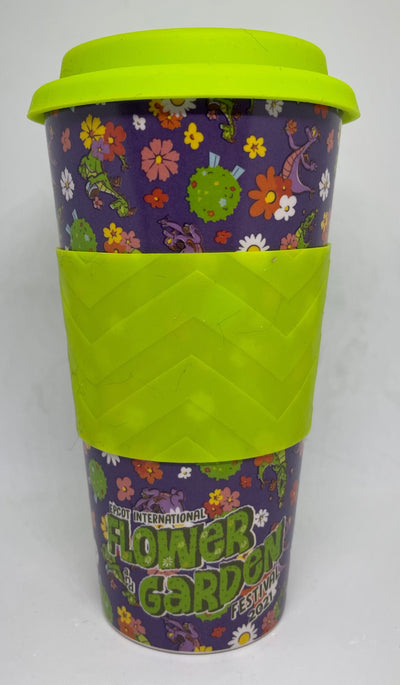 Disney Flower and Garden Festival 2021 Figment Coffee Tumbler With Lid New