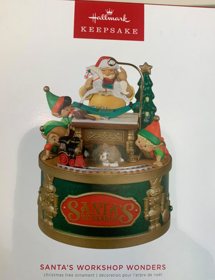 Hallmark 2022 Santa's Workshop Wonders Christmas Ornament New With Box