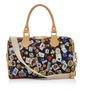 Monaco Life is a Game Black Satchel Bag Made in Italy by Divo Diva New