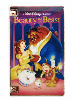 Disney Beauty and the Beast VHS Pin Set Limited Release New