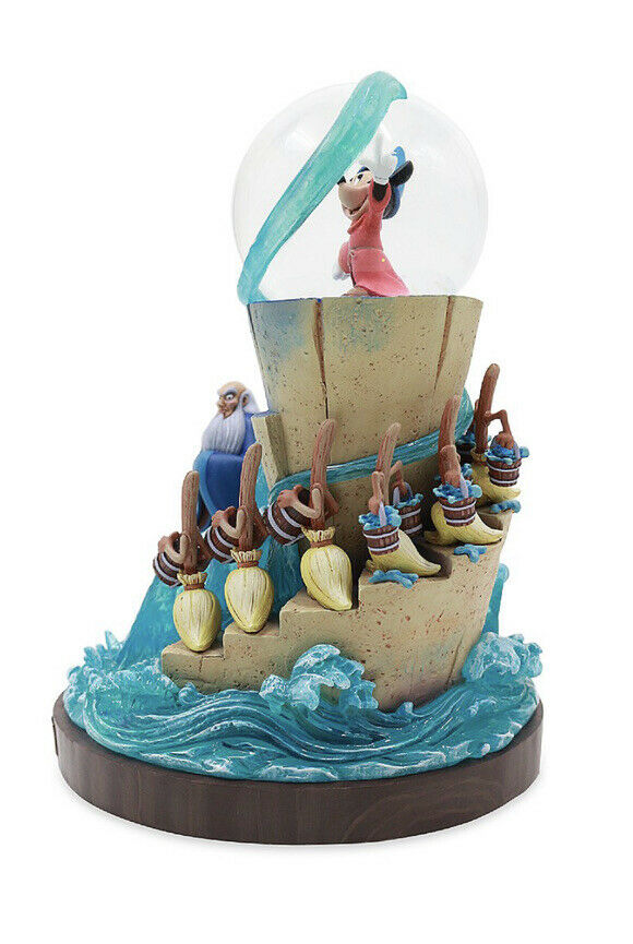 Disney D23 80th Anniversary Fantasia Figurine with Snowglobe Limited New w Box