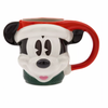 Disney Vintage Mickey Santa Hat Christmas Coffee Mug New