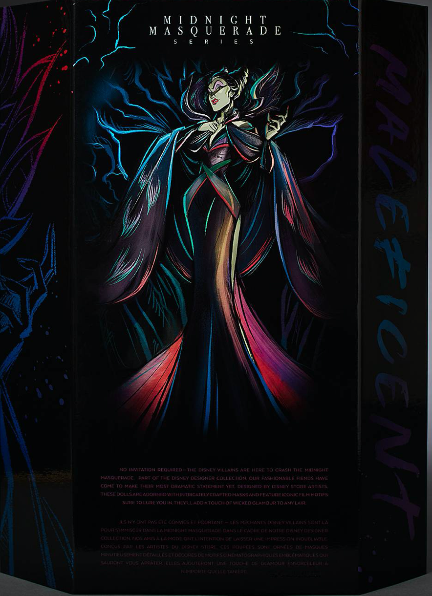 Disney Designer Midnight Masquerade Villains Maleficent Limited Doll New w Box