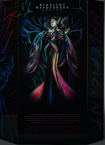 Disney Designer Midnight Masquerade Villains Maleficent Limited Doll New w Box