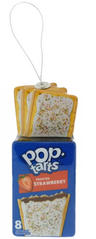 Pop Tarts Frosted Strawberry Decoupage Christmas Tree Ornament New With Tag