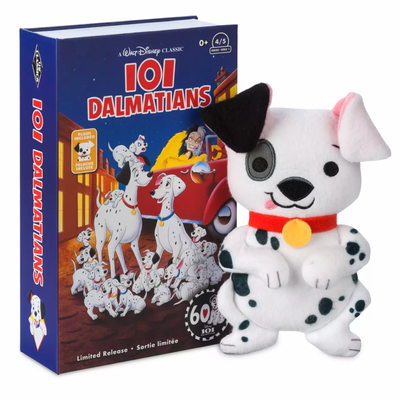 Disney Parks Patch VHS Plush 101 Dalmatians Small 6 3/4'' New