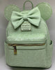 Disney Minnie Mouse Mint Sequined Backpack by Loungefly New with Tags