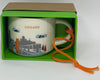 Starbucks Coffee You Are Here Chicago Illinois Ceramic Mug Ornament New With Box