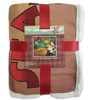 Disney Parks Merriest Wishes Season's Greetings Holiday Blanket New with Tags