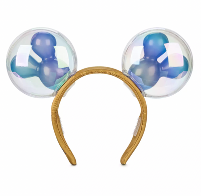Disney WDW 50th Mickey Balloon Light-Up Ear Headband for Adults New With Tag