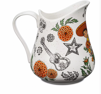 Disney Pixar Coco Kitchen Ceramic Pitcher El Amor Nunca Muere New