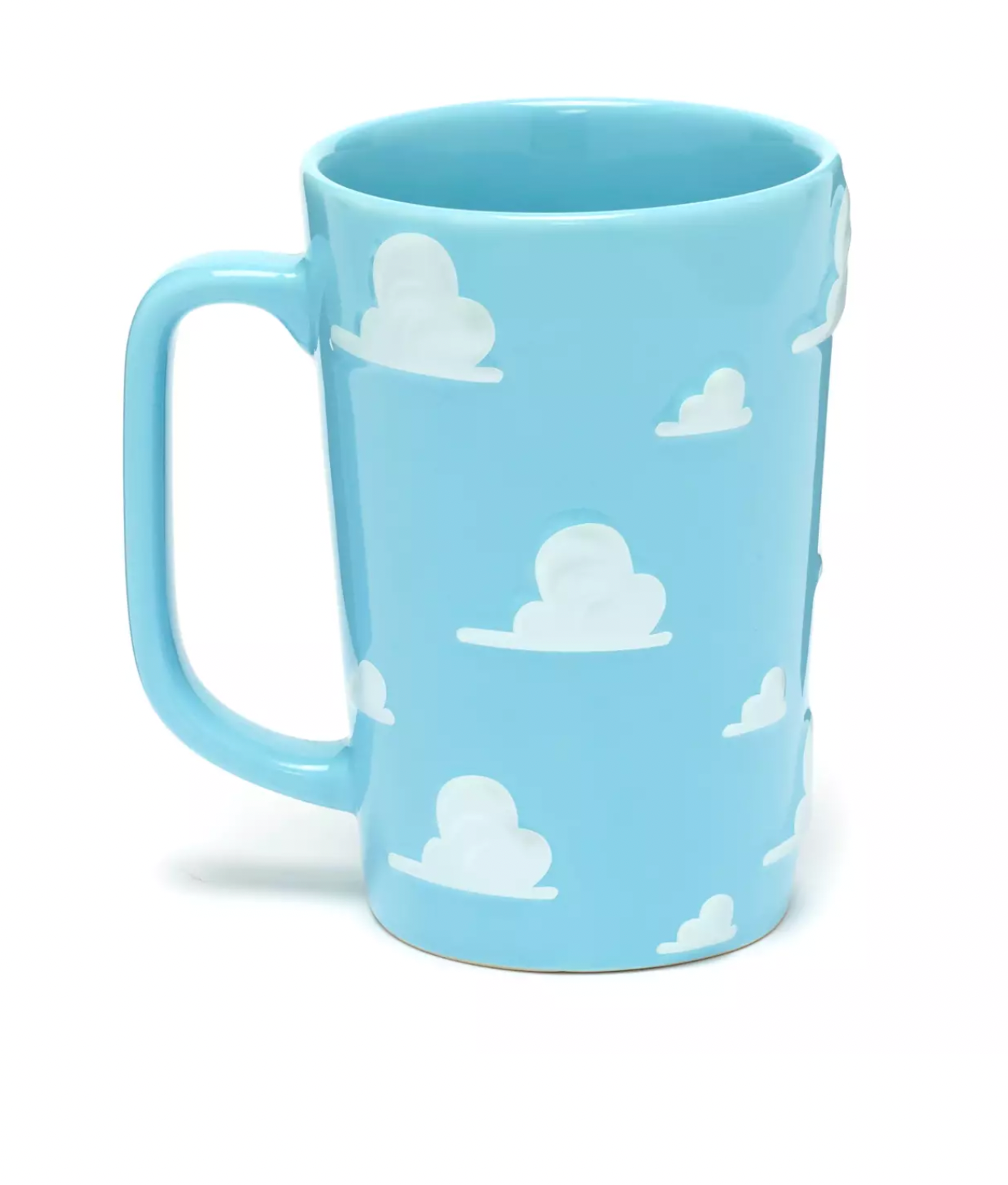 Disney Toy Story Andy's Wallpaper Reach For The Sky Clouds Tall Coffee Mug New