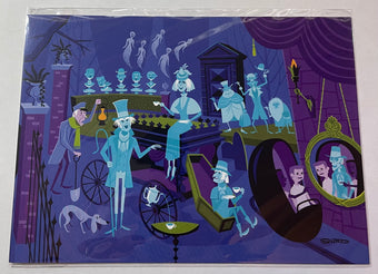 Disney Artist 31 Ghosts by SHAG Postcard Wonderground Gallery New