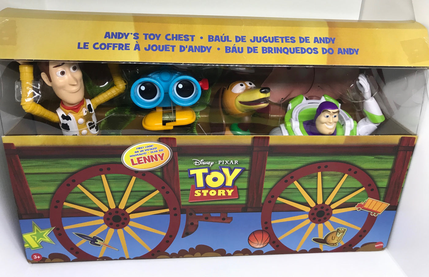 Disney Parks Toy Story Andy's Toy Chest 4 Action Figure Toy with Lenny New