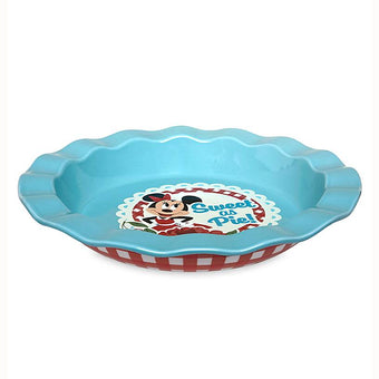 Disney Parks Back in the Day Minnie Retro Pie Dish New