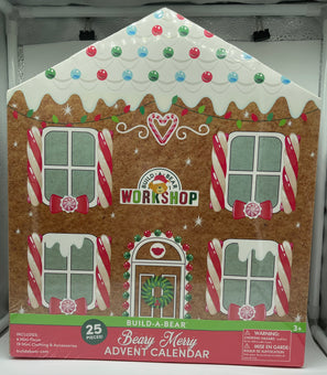 Build a Bear Beary Merry Advent Calendar Includes 25 Pieces New with Box