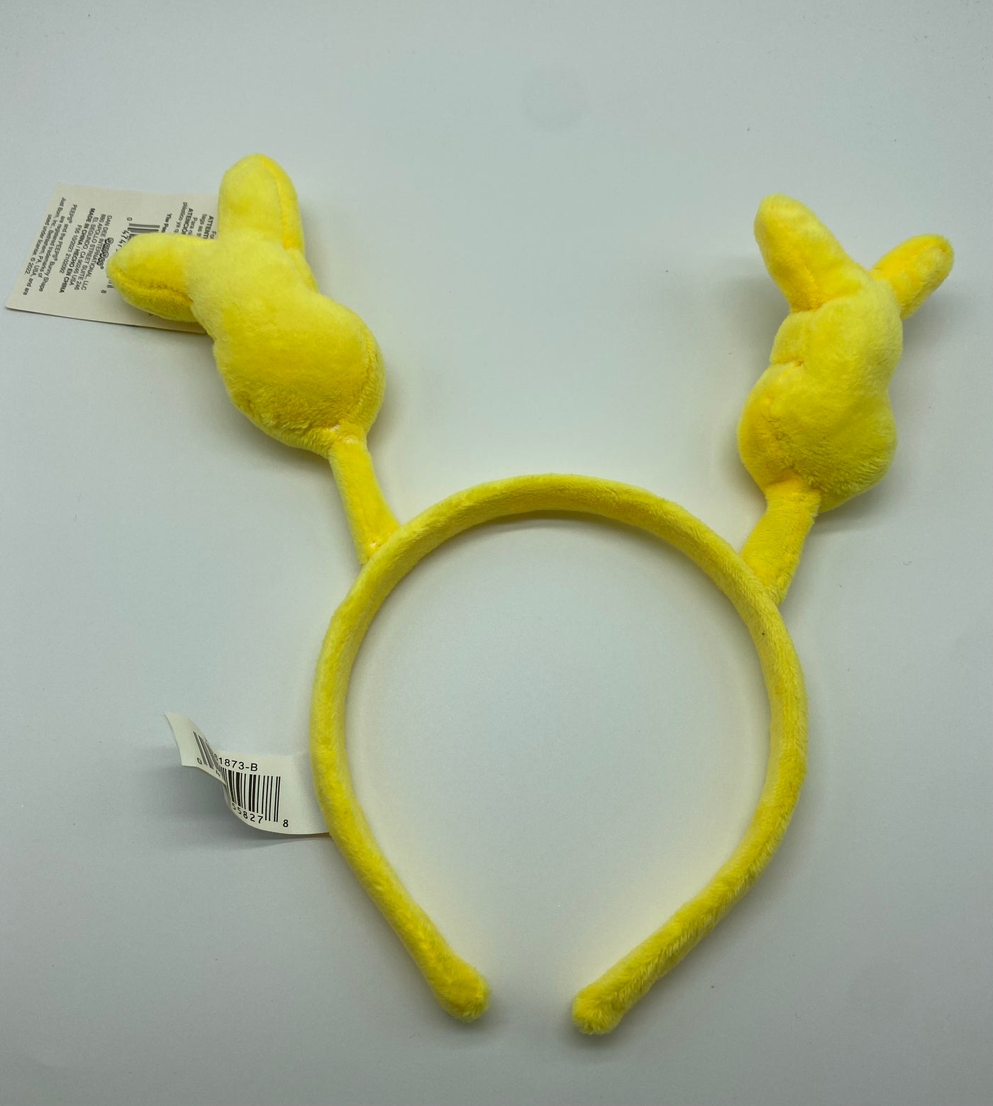 Peeps Easter Peep Yellow Bunny with Glasses Headband Plush New with Tag
