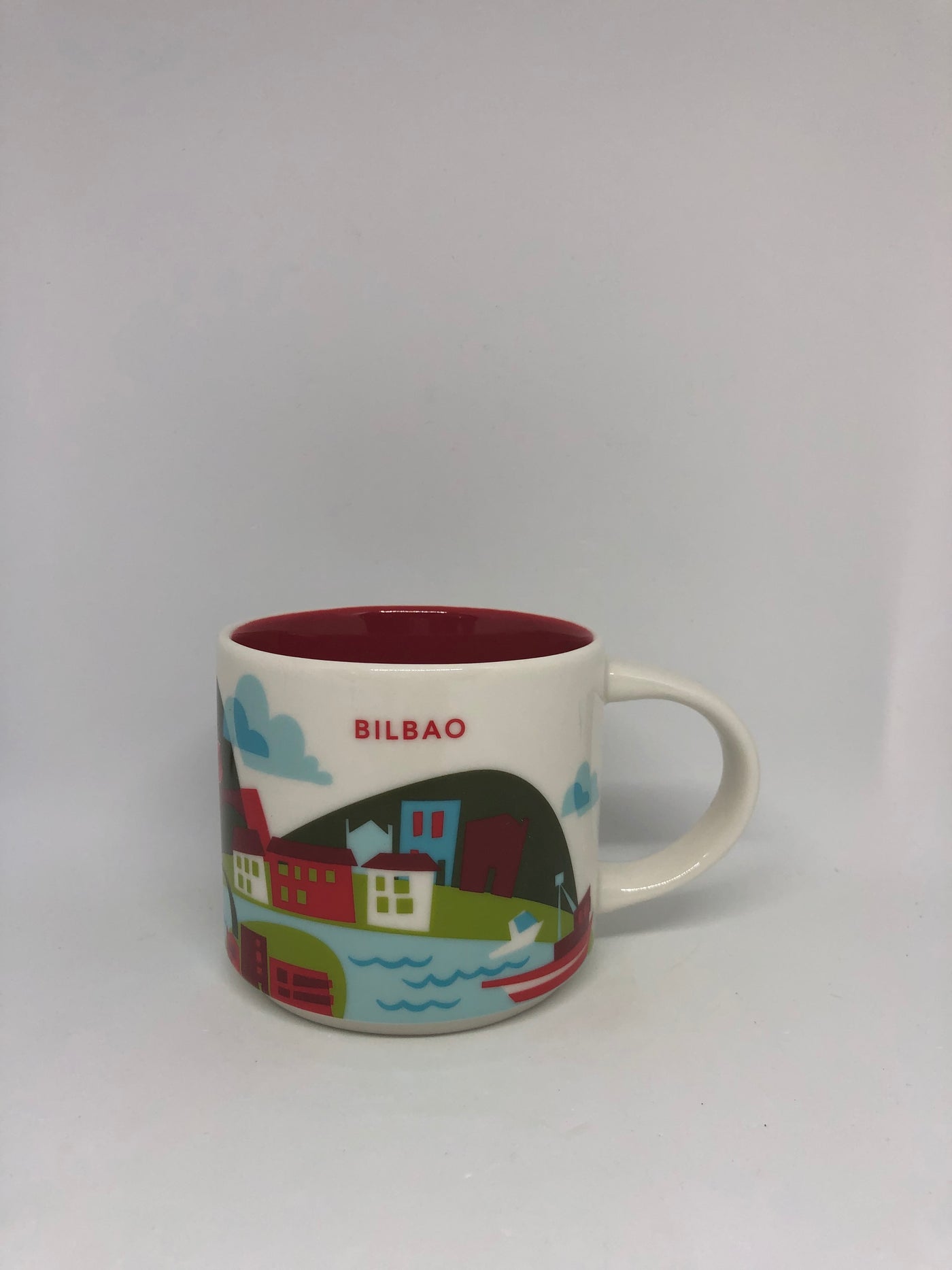 Starbucks You Are Here Bilbao Spain Ceramic Coffee Mug New with Box