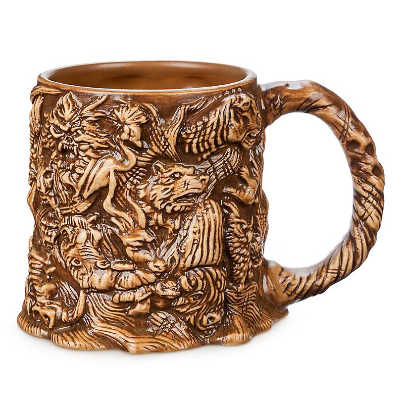 Disney Parks Tree of Life Relief Sculpted Mug Animal Kingdom New