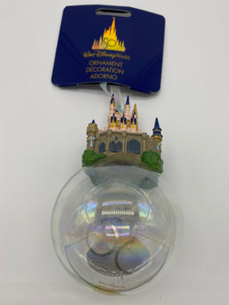 Disney WDW 50th Most Magical Celebration Castle Ball Christmas Ornament New