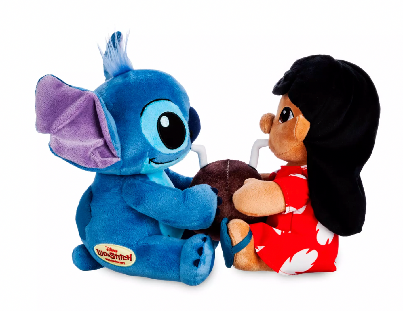 Disney 20th Anniversary 2022 Lilo and Stitch Plush Set New with Tag