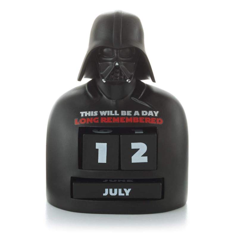 Hallmark Star Wars Darth Vader Calendar This Will Be a Day Long Remember New