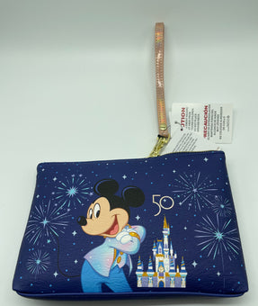 Disney WDW 50th Anniversary Mickey Light Up Wristlet When Phone Rings New Tag