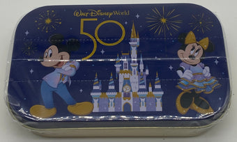 Disney Parks WDW 50th Anniversary Mickey and Friends Peppermints New Sealed Tin