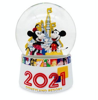 Disney Disneyland Mickey and Friends Water Globe 2021 New with Box