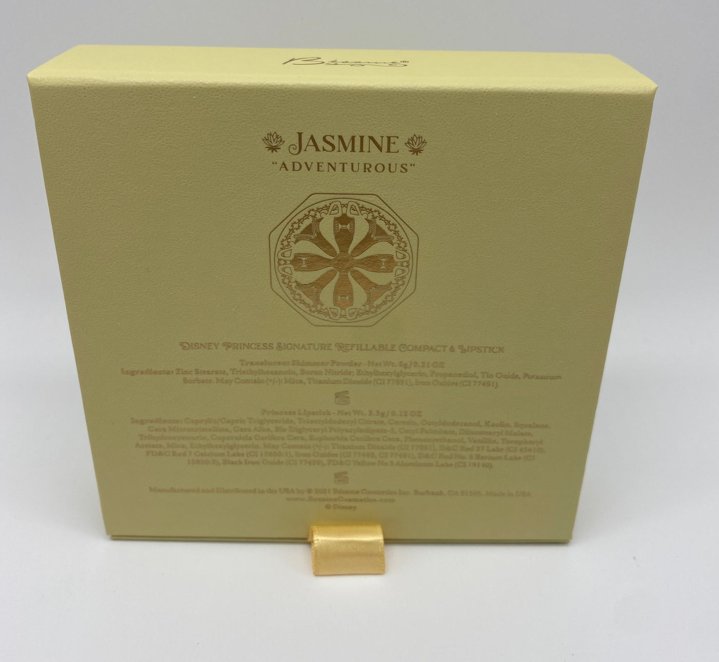 Disney Jasmine Princess Signature Compact and Lipstick Set Bésame Limited New