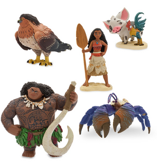 Disney Store Moana Fold-up Illustrated Play Mat Play Set New with Box