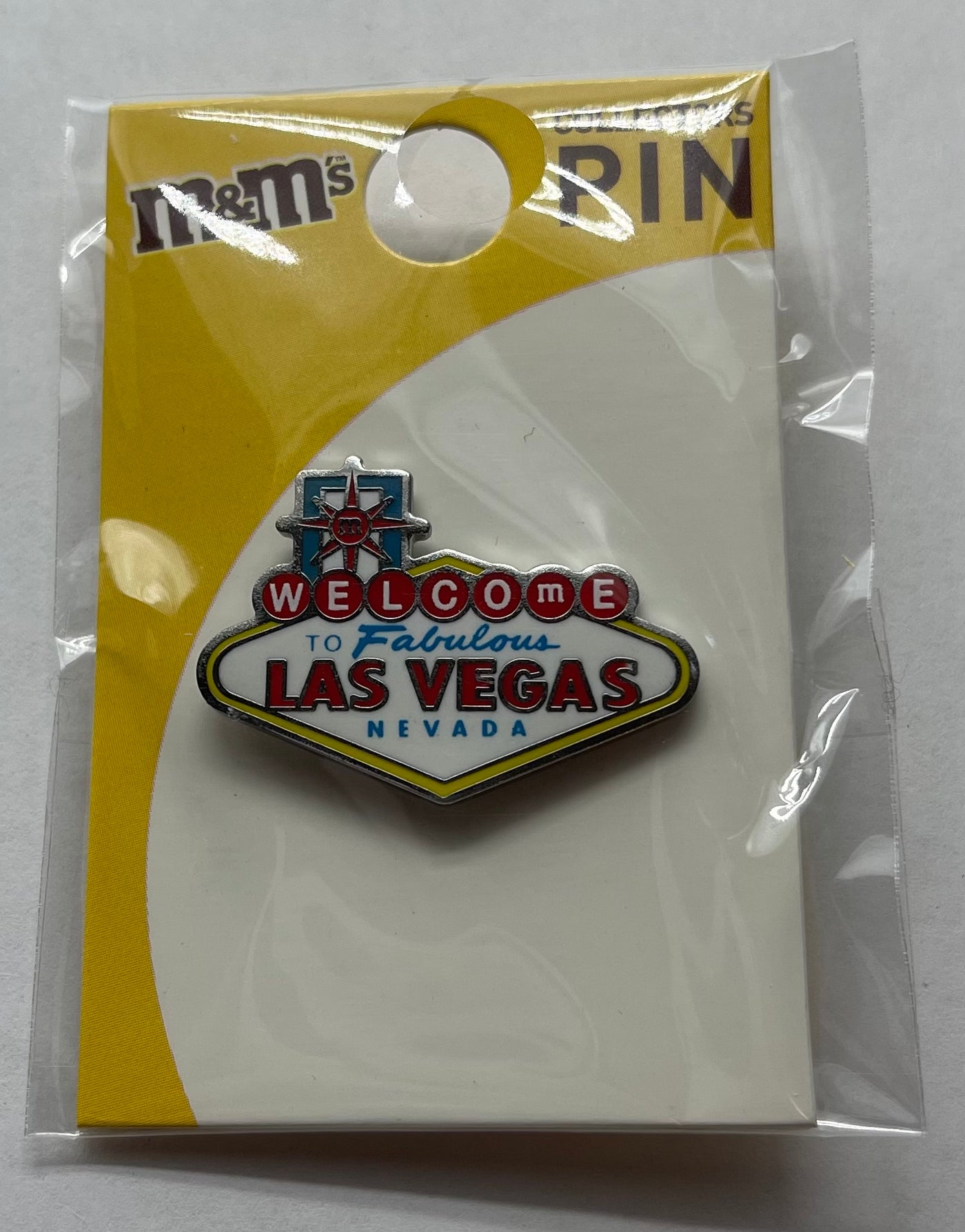 M&M's World Welcome to Fabulous Las Vegas Nevada Pin New with Tag