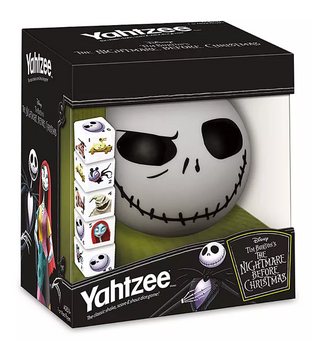 Disney Tim Burton's The Nightmare Before Christmas Yahtzee Game New With Box