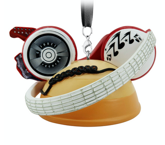 Disney Parks Rock 'n Roller Coaster Ear Hat Christmas Ornament New with Tag