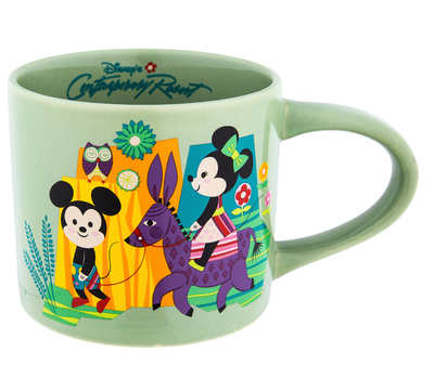 Disney Parks Contemporary Resort Retro Logo Mug Ceramic Coffee Mug New