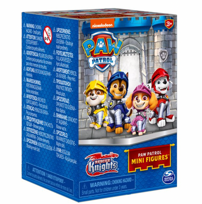 PAW Patrol Rescue Knights Mystery Mini Figures New with Castle Container