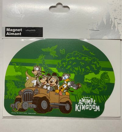 Disney Parks Animal Kingdom Mickey and Friends Safari Magnet New Sealed