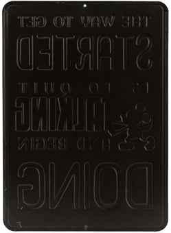 Disney Open Road Brands Retro Mickey Mouse Embossed Metal Wall Art Sign New