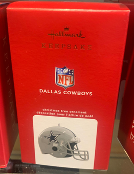 Hallmark 2022 NFL Dallas Cowboys Helmet Christmas Ornament New With Box