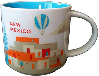 Starbucks You Are Here New Mexico Ceramic Coffee Mug New with Box