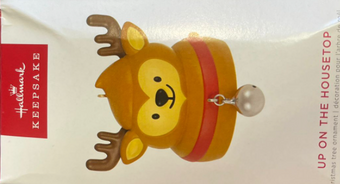 Hallmark 2022 Up On the Housetop Reindeer Poo Musical Christmas Ornament New Box