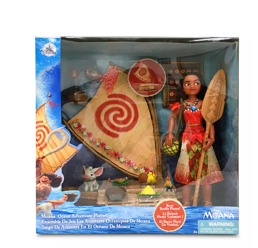 Disney Moana Ocean Adventure Classic Doll Play Set New with Box