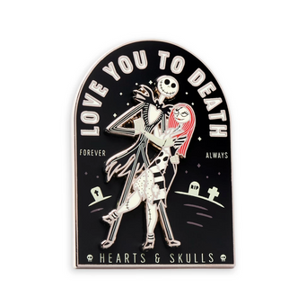 Disney Jack Skellington and Sally Flair Pin The Nightmare Before Christmas New