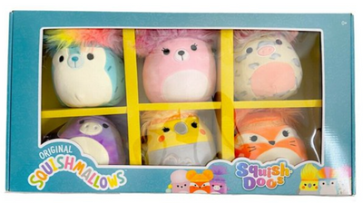 Squishmallows Squish-Doos 6in Squish Set of 6 New with Box
