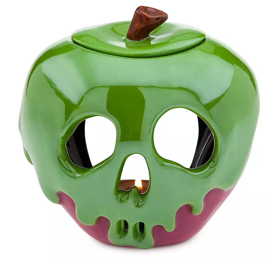 Disney Poison Apple Just one Bite Halloween Votive Candle Holder Snow White New